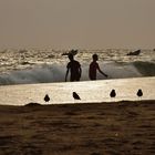 Am Strand in Kovalam