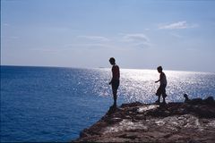 Am Strand in Kroatien