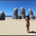 am Strand in Punta del Este