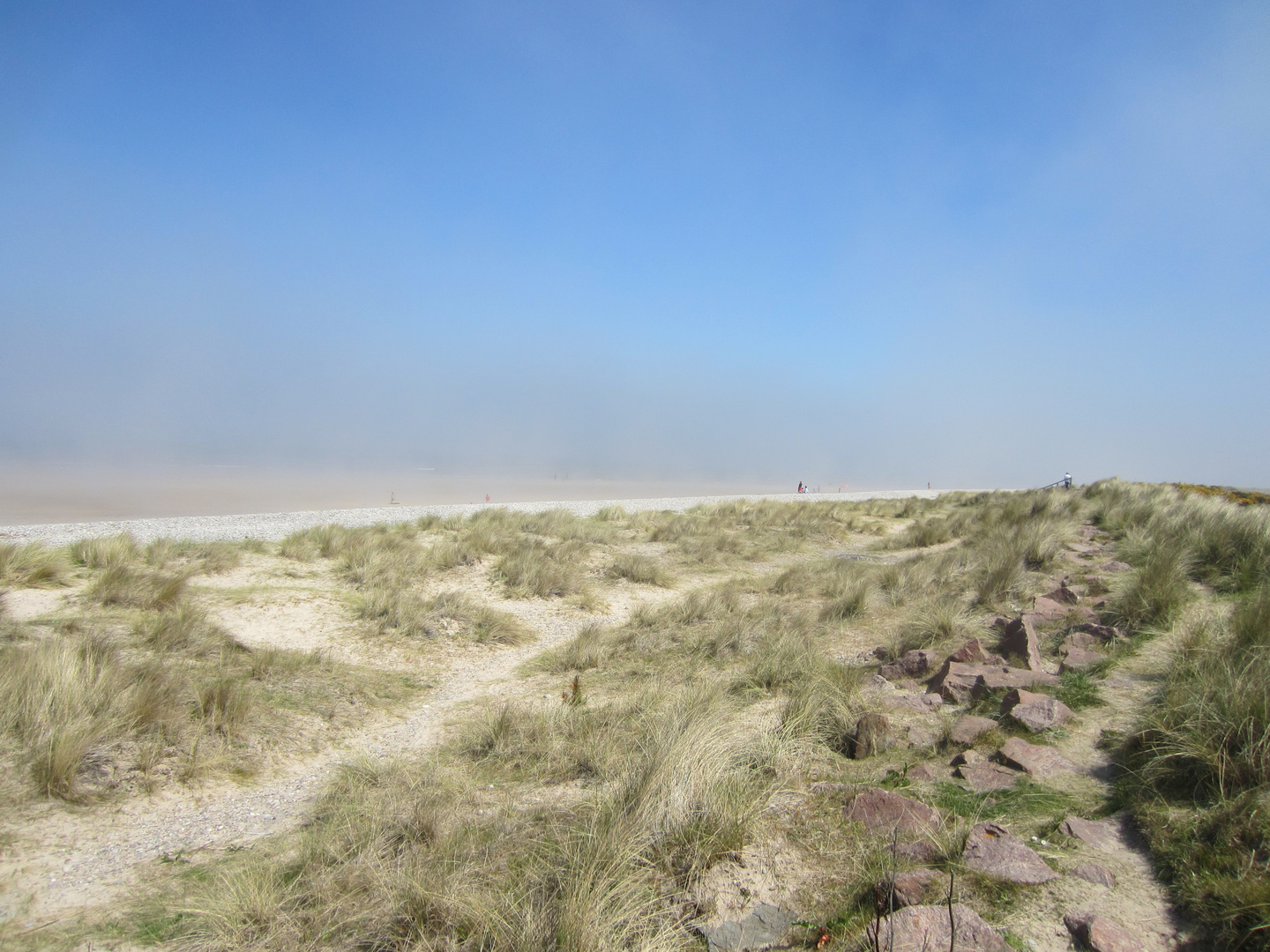 am Strand in Schottland