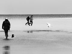 am strand laufen ...