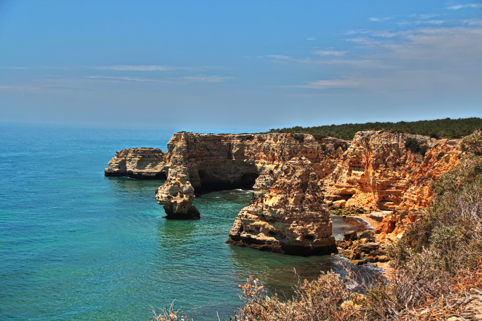 ... am Strand Marinha