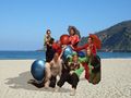 Am Strand mit dem Ball von Kerstin Siemsen-Schule