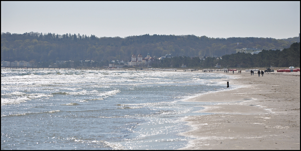 Am Strand nach Binz