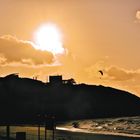 am Strand nahe Granville