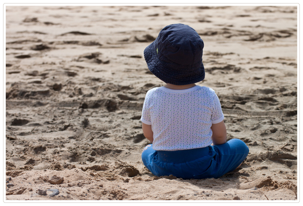 Am Strand spielen :-)