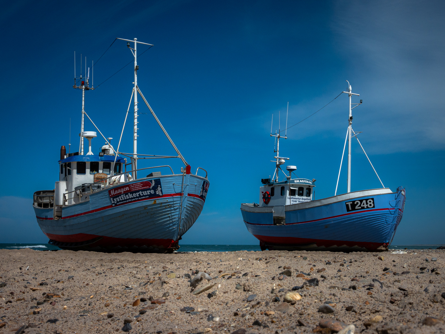 Am Strand vereint