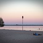 Am Strand vom Steinhuder- Meer bei Dämmerung