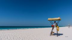 Am Strand von Abu Dhabi