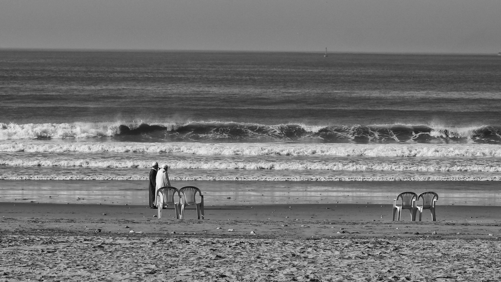 am Strand von Agadir