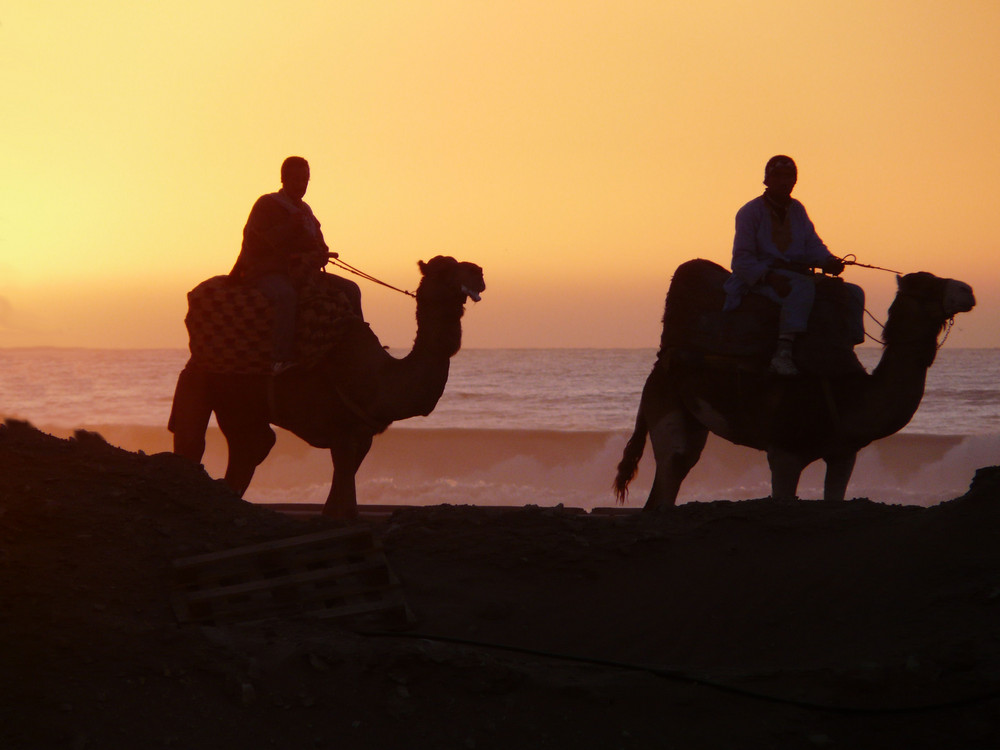 Am Strand von Agadir