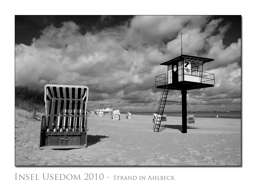 Am Strand von Ahlbeck