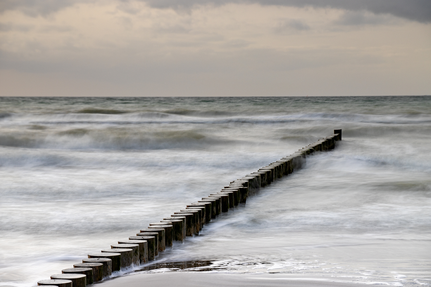 ... am Strand von Ahrenshoop ...