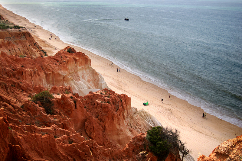 Am Strand von Albufeira