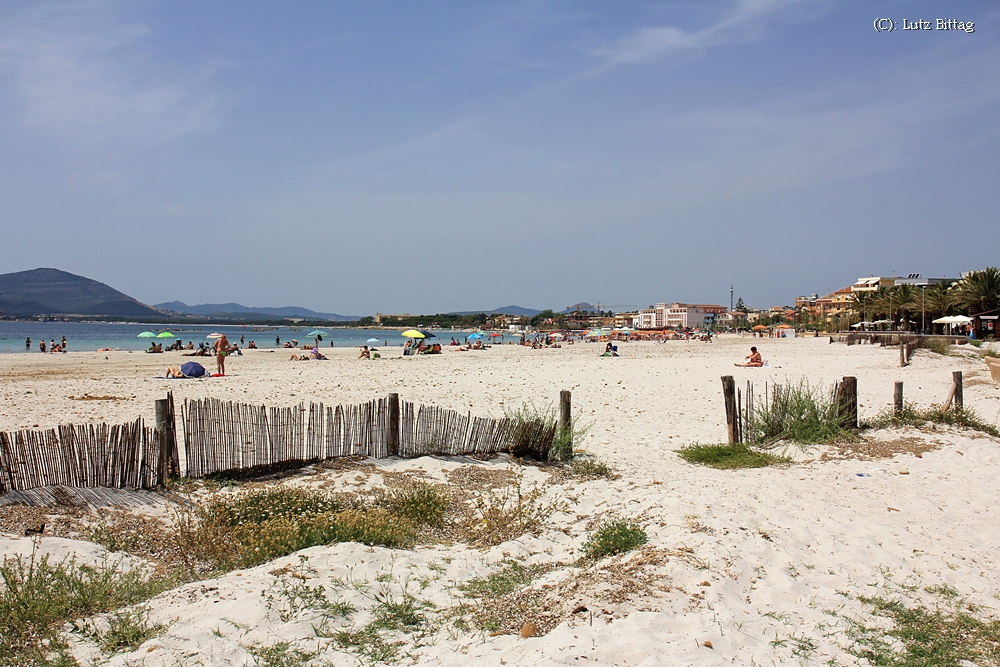 Am Strand von Alghero