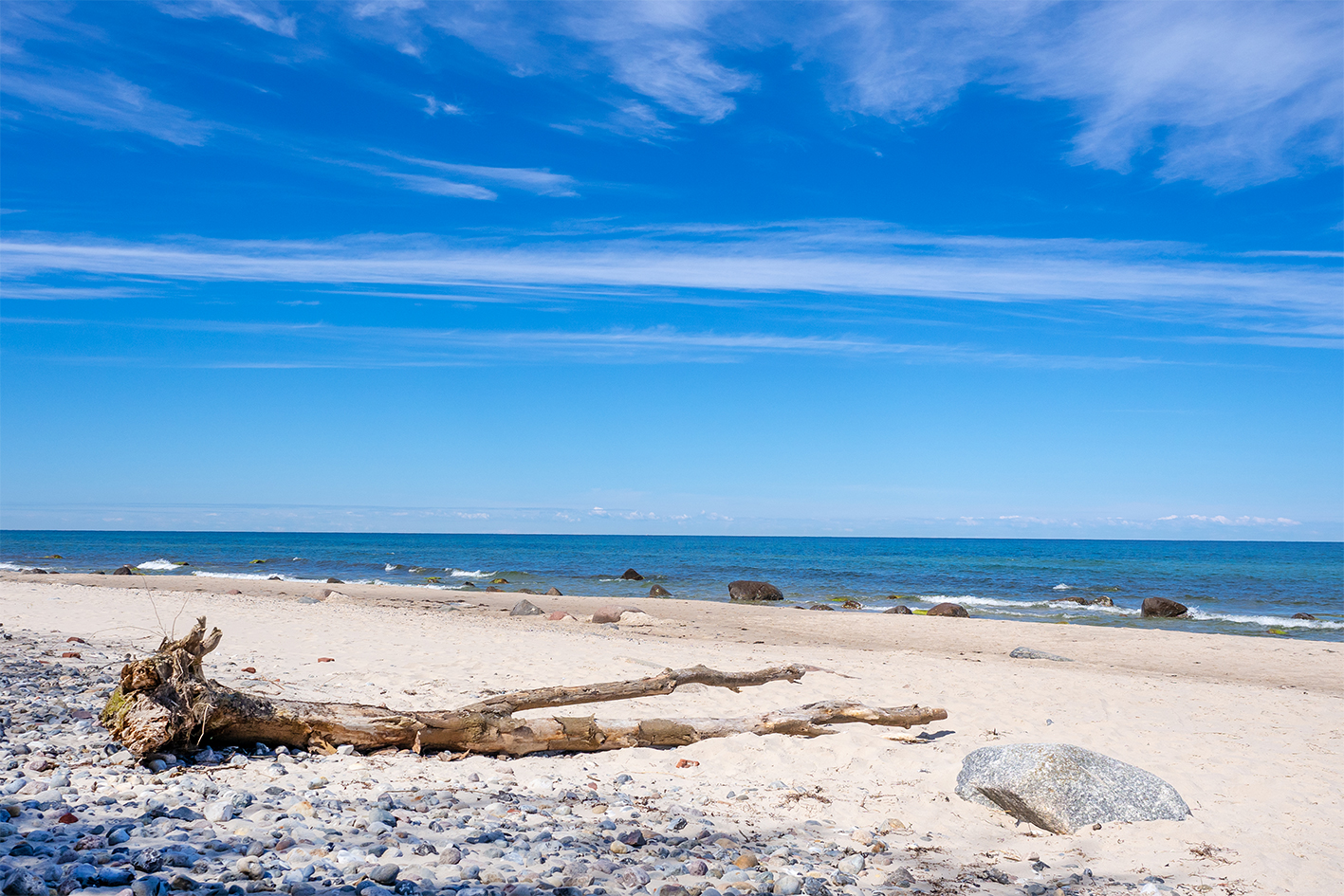 Am Strand von Bakenberg / Rügen 