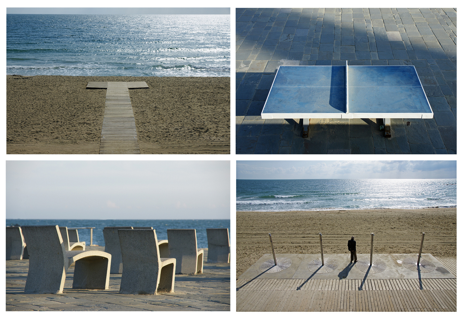 Am Strand von Barcelona