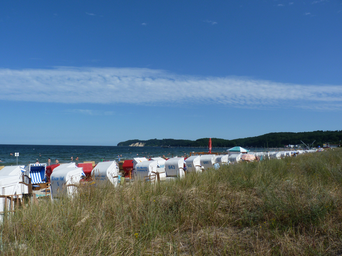 Am Strand von Binz