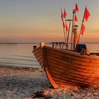 Am Strand von Binz - Fischerboot