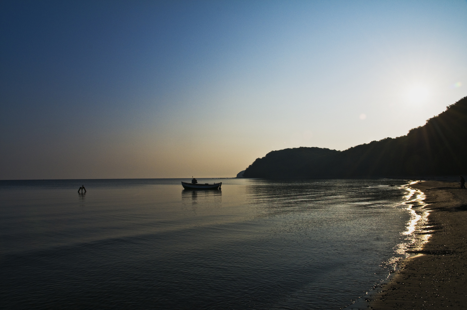 am strand von binz, rügen.