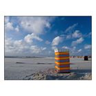 am Strand von Borkum