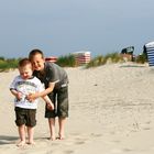 Am Strand von Borkum