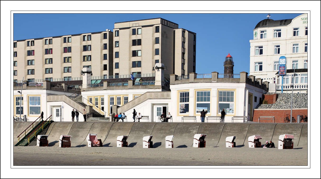 Am Strand von Borkum