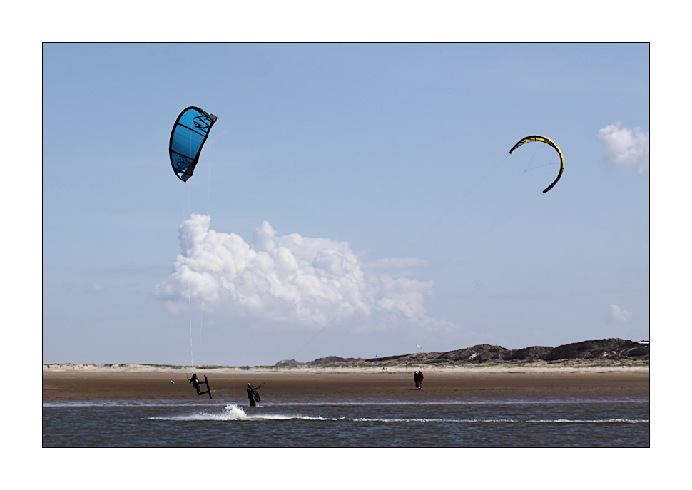 Am Strand von Borkum