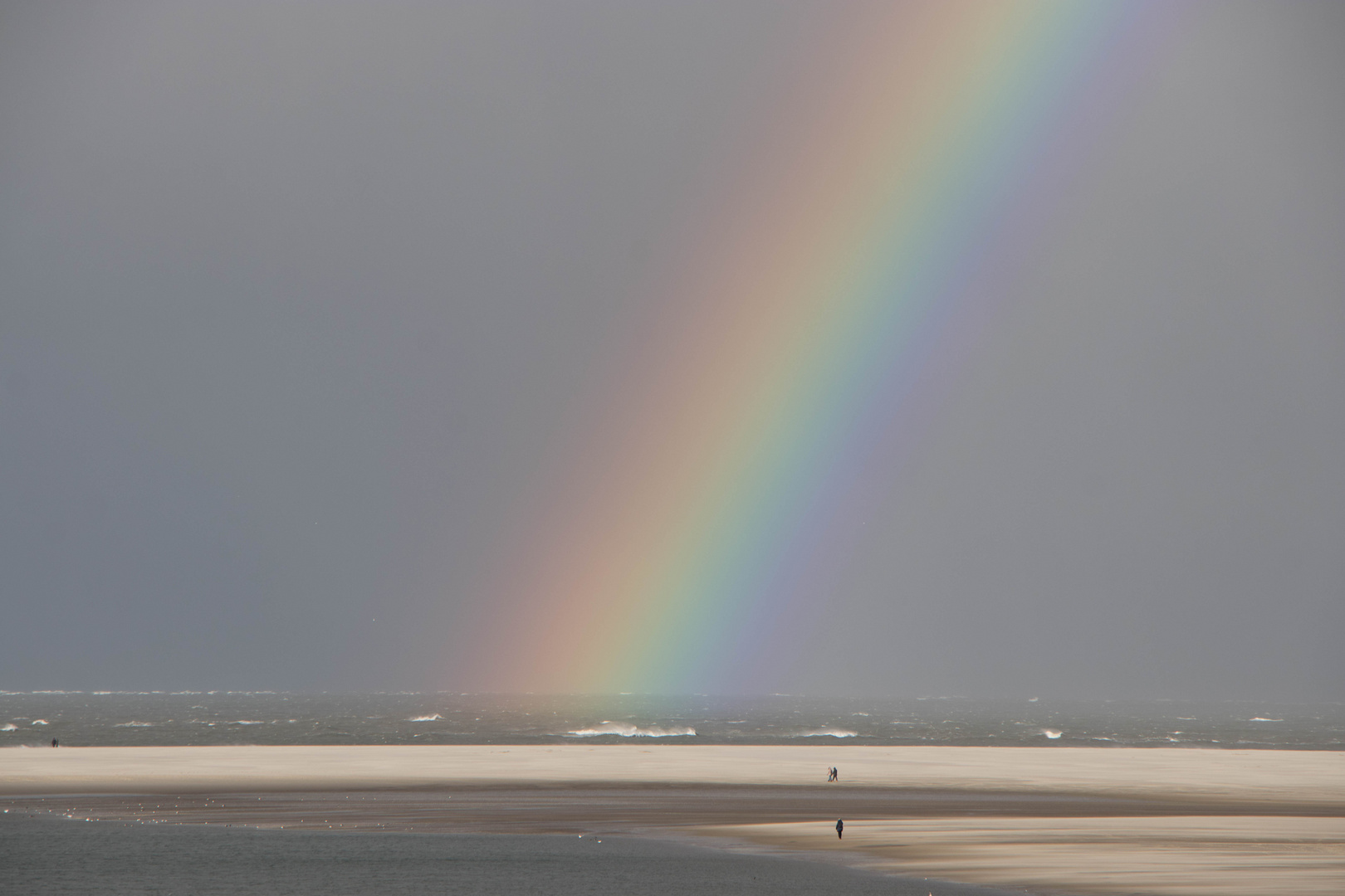 Am Strand von Borkum