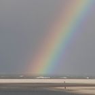 Am Strand von Borkum