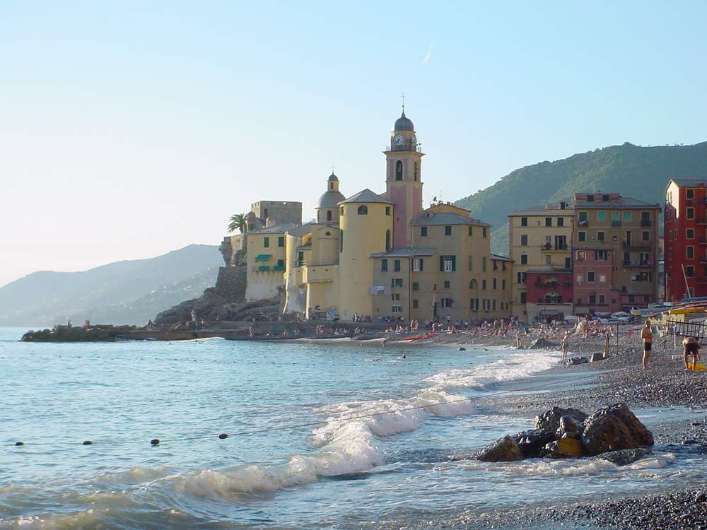 Am Strand von Camogli