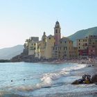 Am Strand von Camogli