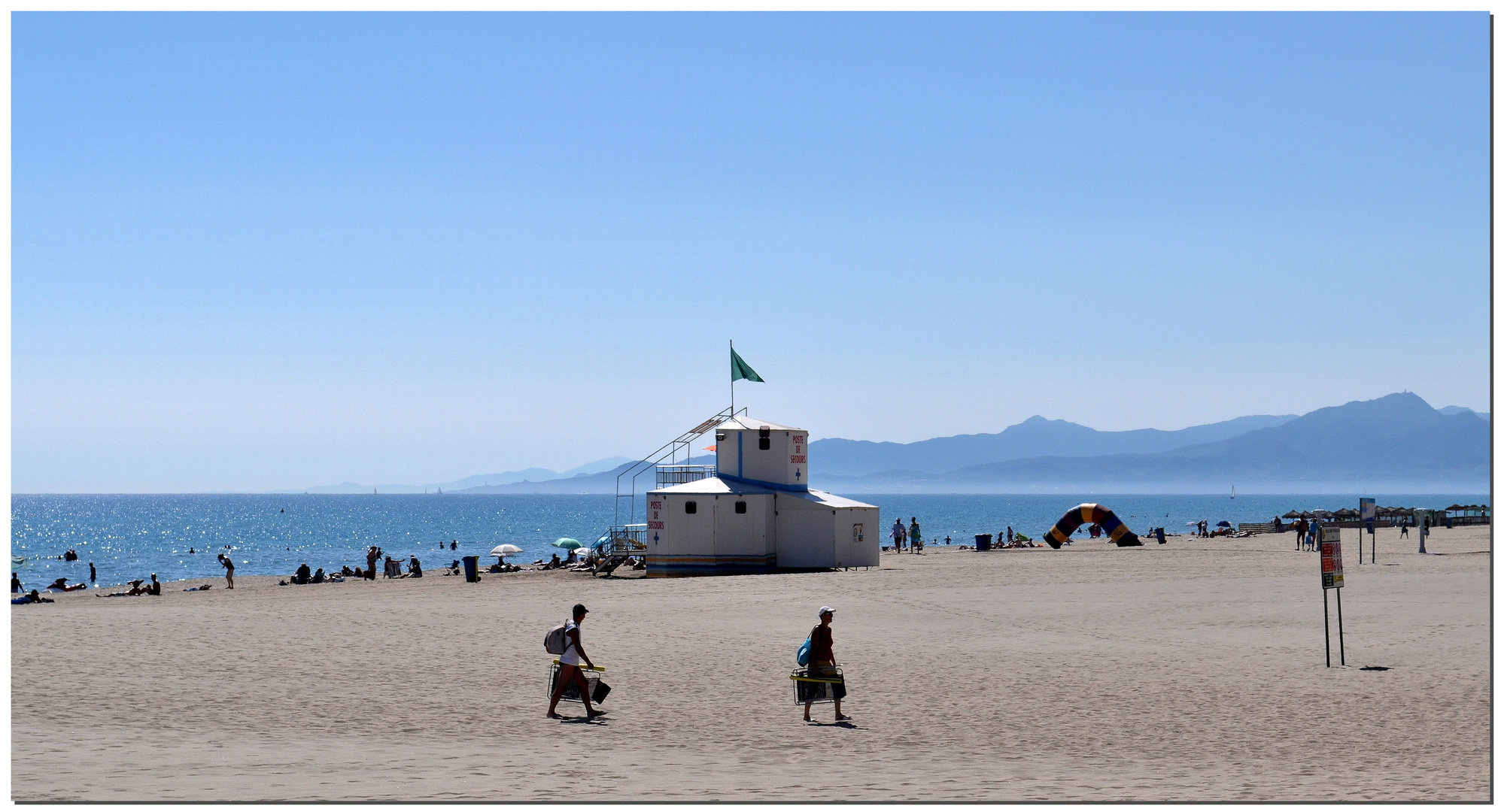 Am Strand von Canet-en-Roussillon