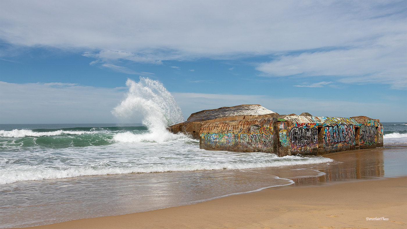 am Strand von Capbreton