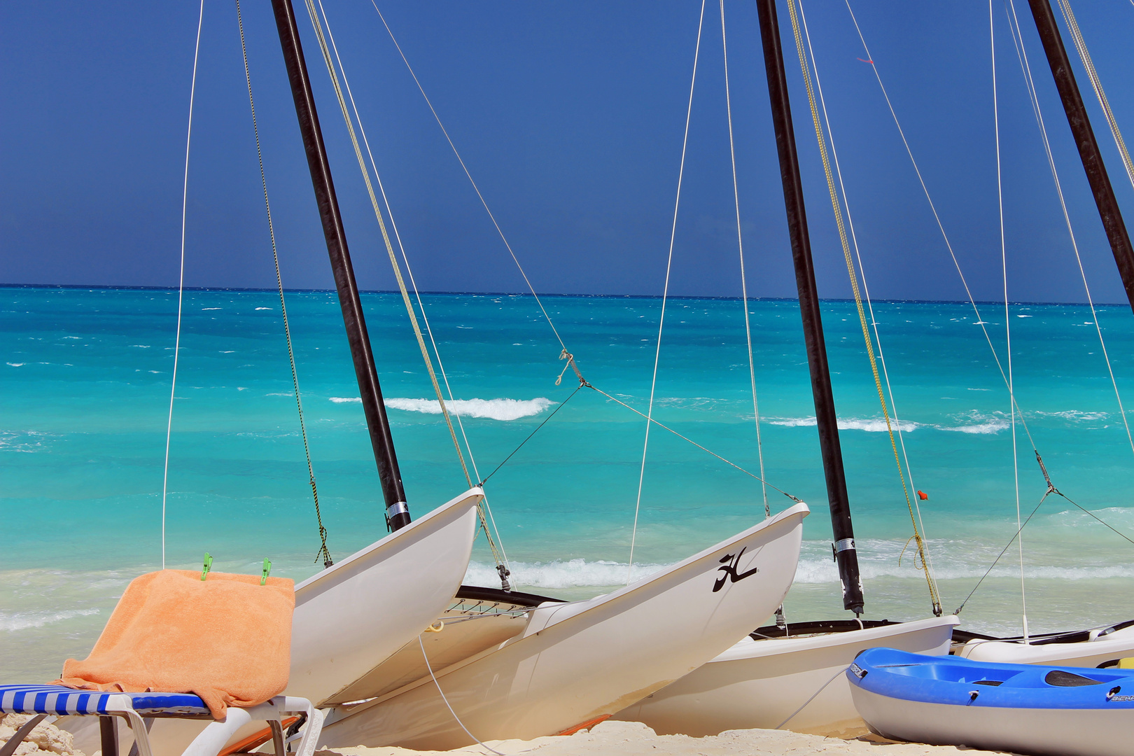 am Strand von Cayos Santa Maria Cuba