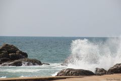 Am Strand von Colombo...