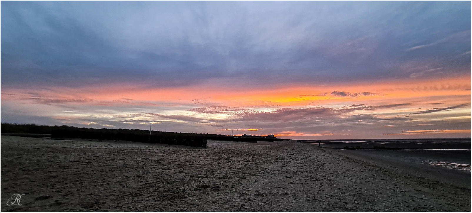 am Strand von Cuxhaven