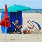 am Strand von Deauville (Normandie) 2