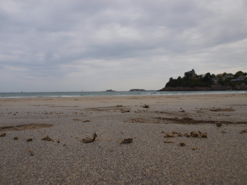 Am Strand von Dinard...