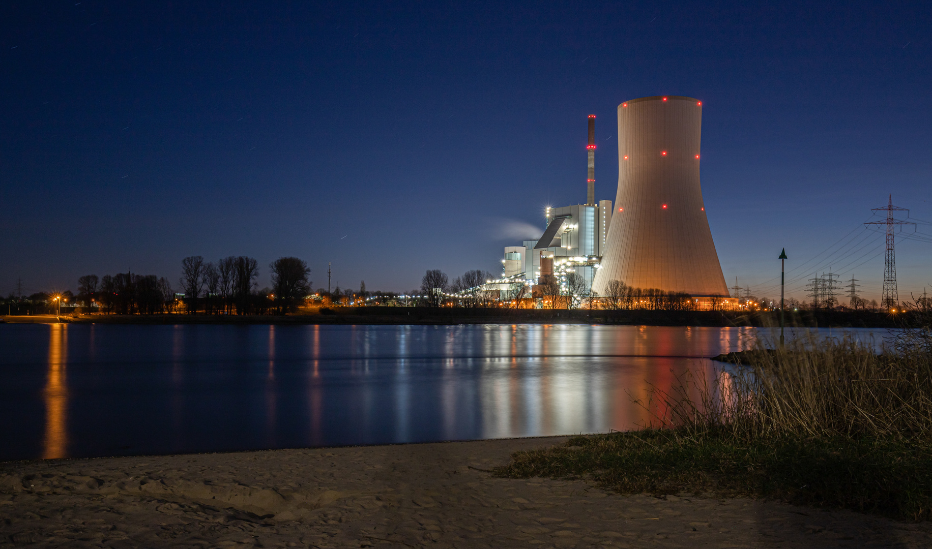 Am Strand von Duisburg