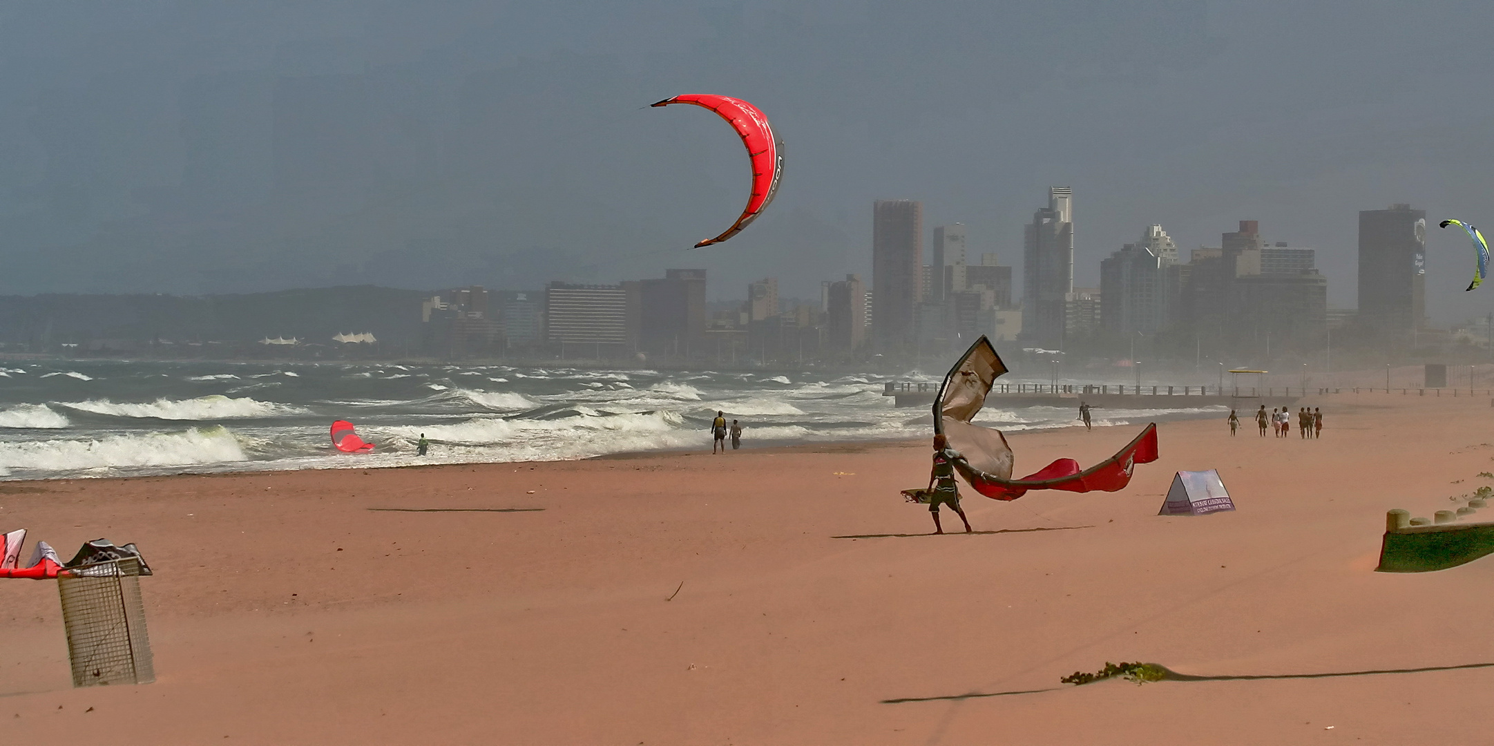 Am Strand von Durban