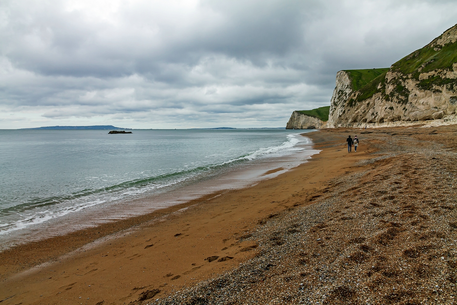 Am Strand von Durdle Door