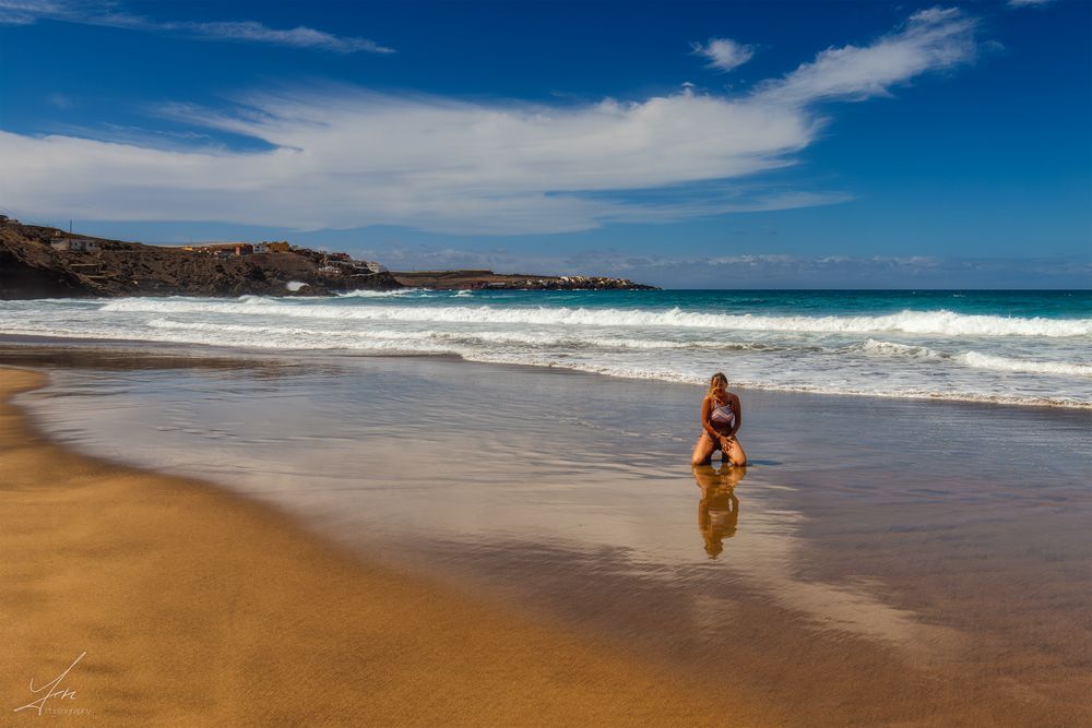 Am Strand von El Agujero