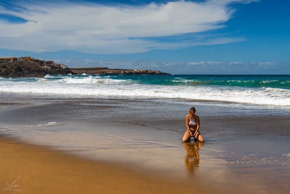 Am Strand von El Agujero