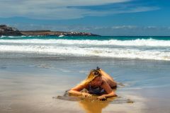 Am Strand von El Agujero