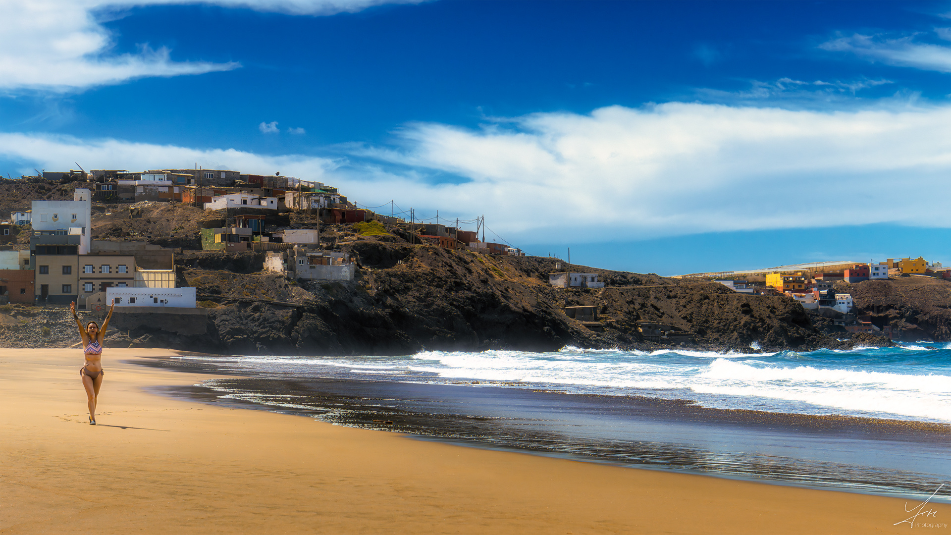 Am Strand von El Agujero