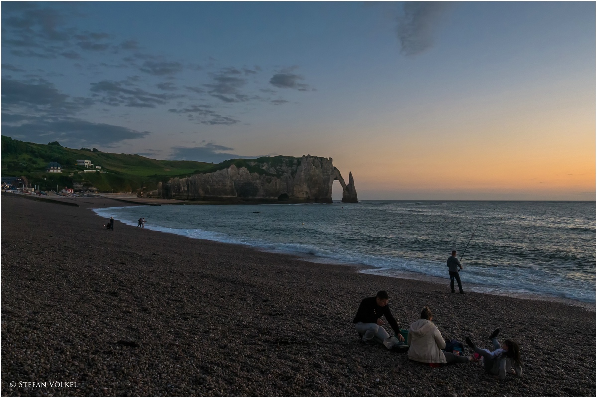 Am Strand von Etretat