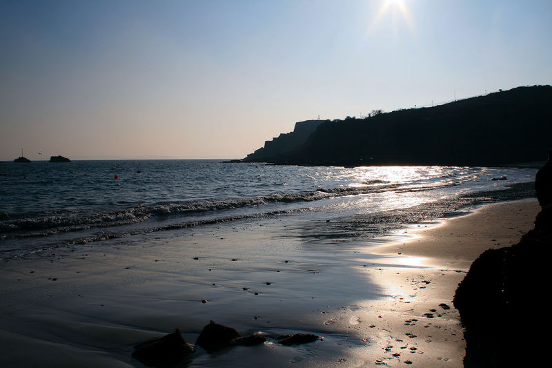 Am Strand von Fort Bertaume