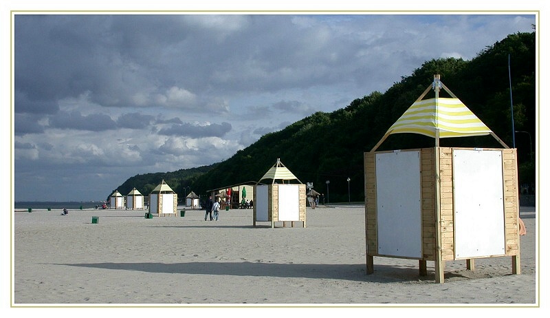 Am Strand von GDYNIA