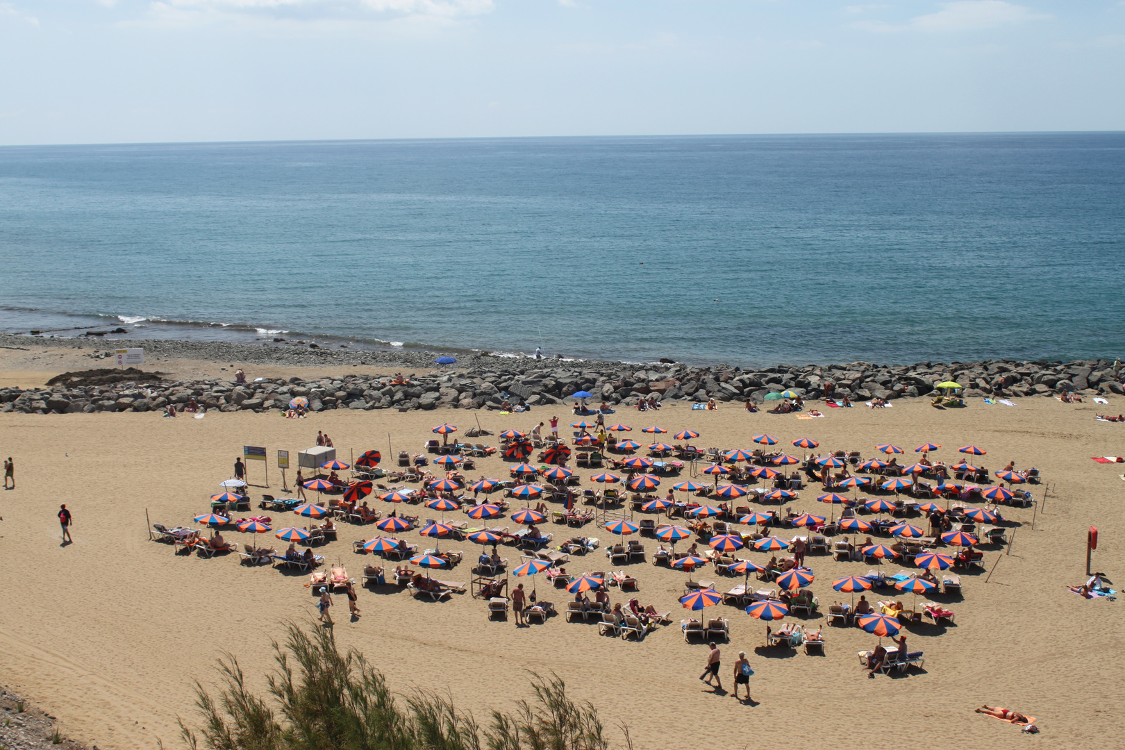 Am Strand von Gran Canaria... vor langer Zeit